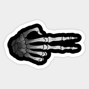 Skeleton Finger Sticker